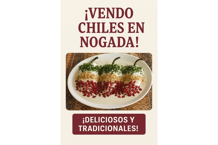Venta de chiles en nogada image 3