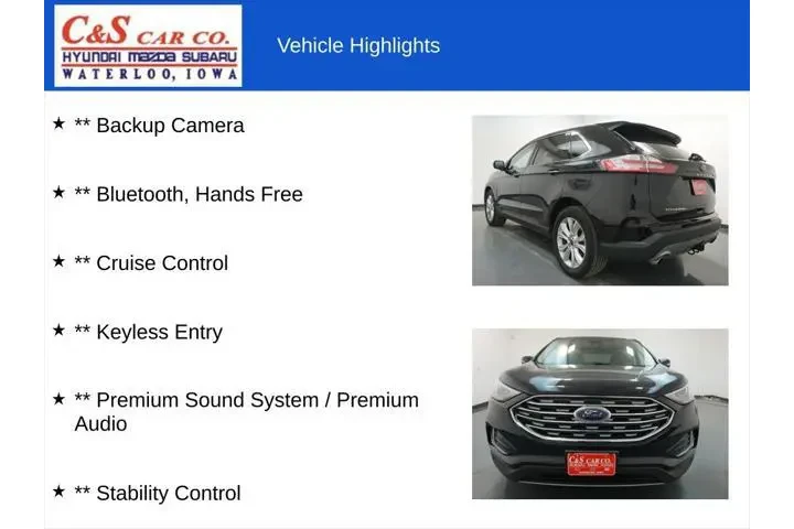 $27900 : Ford Edge 2023 AWD Titanium image 7