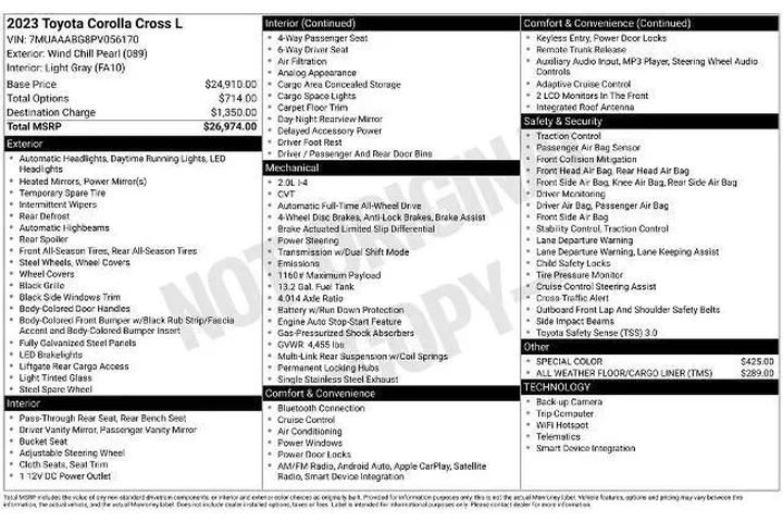 $21990 : Toyota Corolla Cross 2023 AW image 5