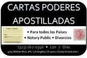 █►➡️CARTAS PODER➡️APOSTILLADOS en Los Angeles