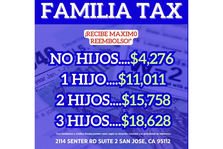 ¡RECIBE REEMBOLSO MAXIMO TAX! image 1