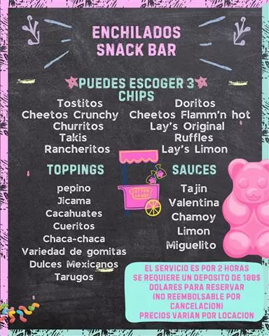 Carrito snack bar para fiestas image 2