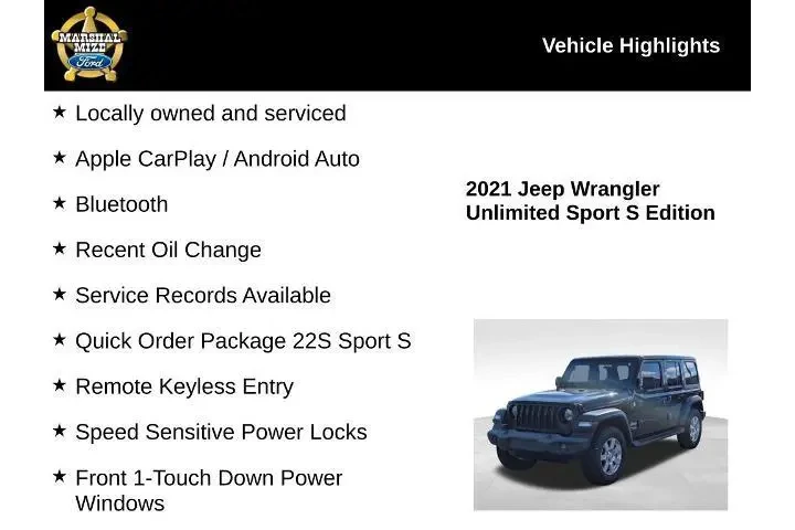 $23919 : Jeep Wrangler Unlimited 2021 image 2