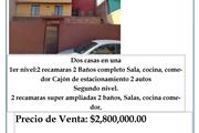 SE VENDE 2 CASAS EN UNA TOLUCA en Toluca