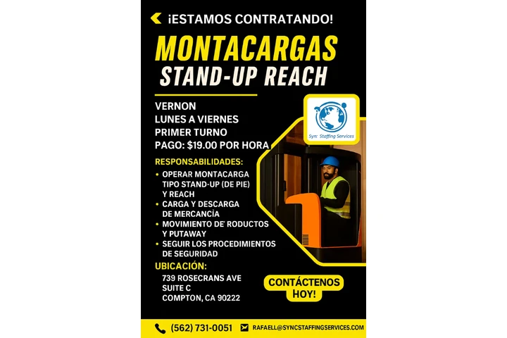 Operador de montacarga de pie image 1