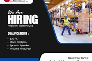 Now Hiring For Warehouse !! en Orange County