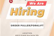 Now Hiring Forklift Driver!!!! en Orange County