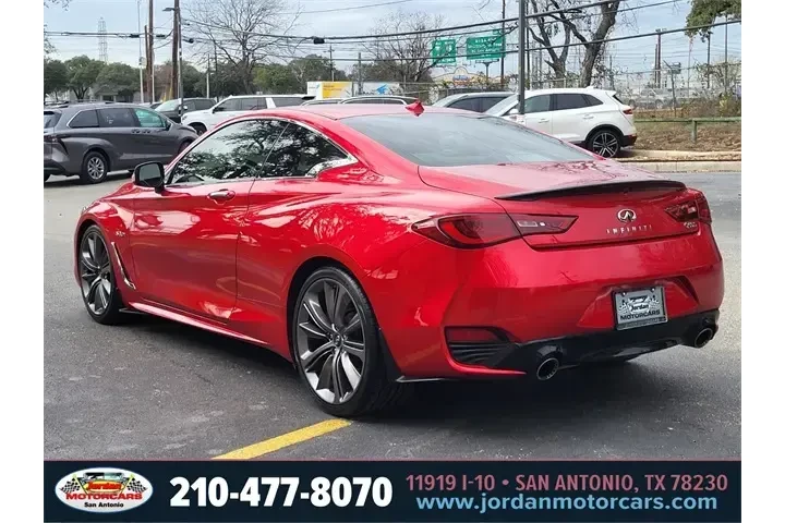 $35299 : INFINITI Q60 2019 Red Sport image 3