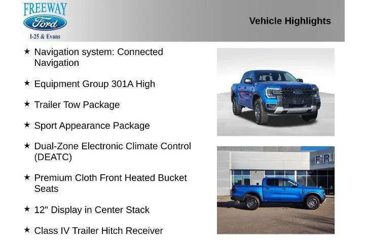 $36800 : Ford Ranger 2024 4x4 XLT 4dr image 2