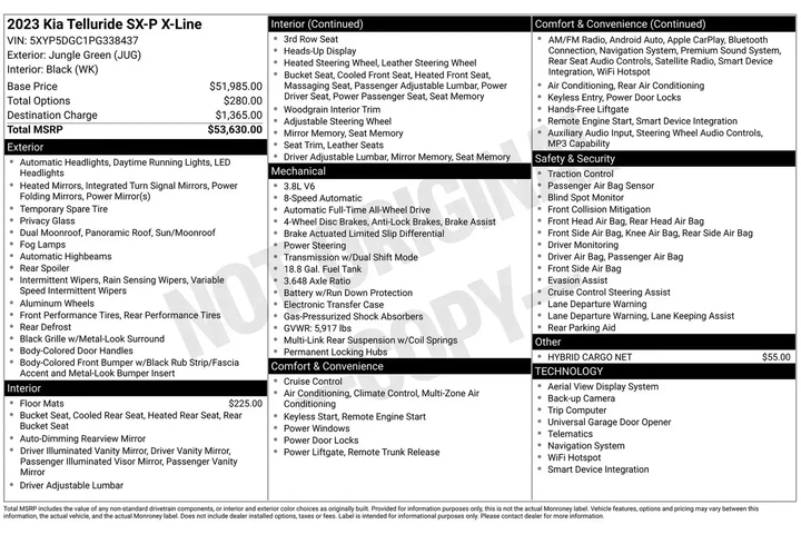 $39991 : Kia Telluride 2023 AWD SX X- image 5