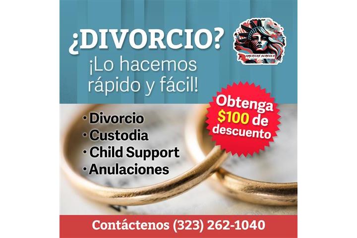 $100 de descuento en divorcios image 1