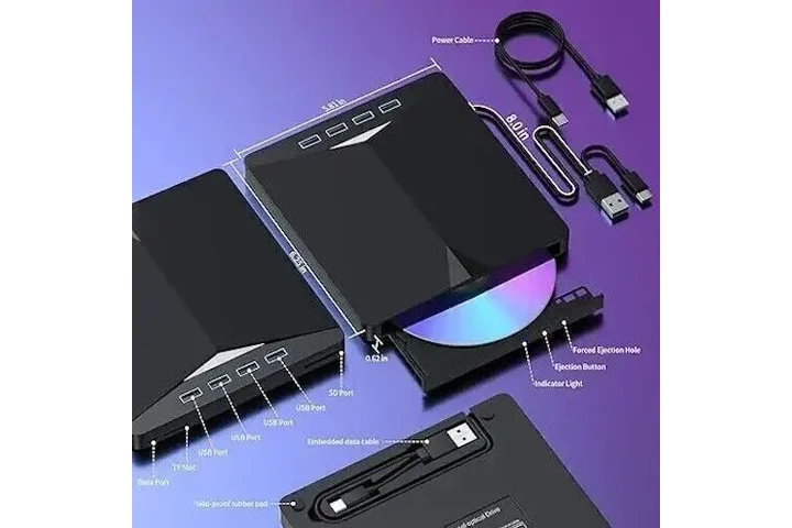 in-1 USB 3.0 External DVD/CD D image 5