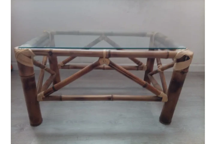 $4500 : Mesa de bambú flameado image 2