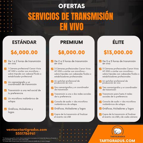 Oferta en transmisión en vivo image 1