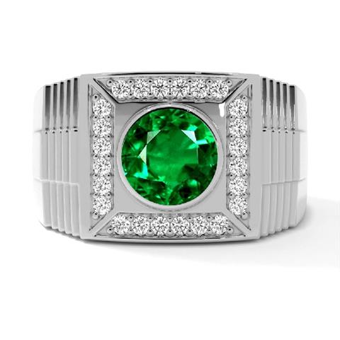 $73711 : Sale on Emerald Mens Rings image 1