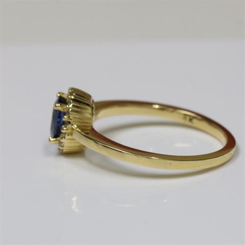$3799 : 1.44 cttw Blue Sapphire Rings image 1
