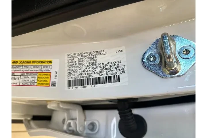 $27745 : Honda Civic 2025 Sport 4dr H image 10