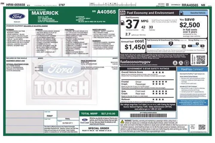 $25969 : Ford Maverick 2024 XL 4dr Su image 2