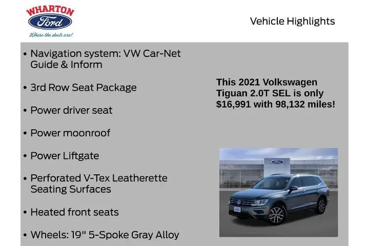 $16777 : Volkswagen Tiguan 2021 AWD S image 5
