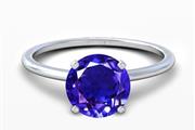 blue tanzanite engagement ring en Jersey City