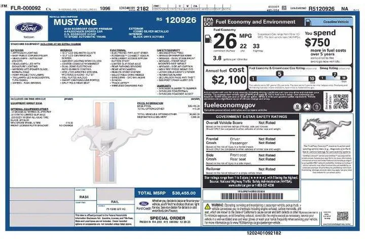 $28900 : Ford Mustang 2024 EcoBoost P image 3