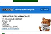 $10595 : 2022 MITSUBISHI MIRAGE G42022 thumbnail