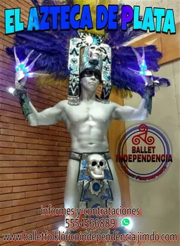 AZTECA DE PLATA PARA TU FIESTA image 1