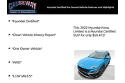 $19472 : Hyundai KONA 2022 AWD Limite thumbnail