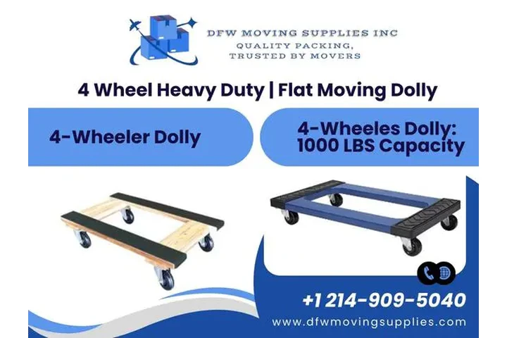 4 Wheels Moving Dolly for Sale image 1