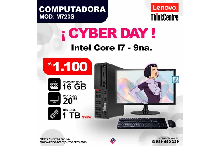 PC LENOVO THINKCENTRE Core i7 image 4