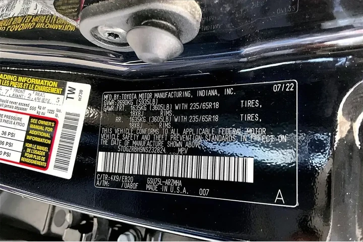 $30691 : Toyota Highlander 2022 AWD X image 8