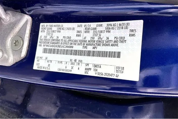 $9093 : Ford Escape 2014 SE 4dr SUV image 6