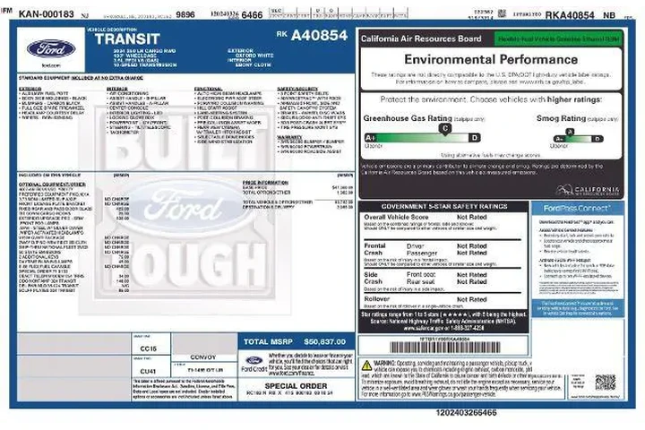 $35320 : Ford Transit 2024 250 3dr SW image 3