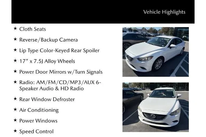 $12500 : Mazda Mazda6 2015 i Sport 4d image 3