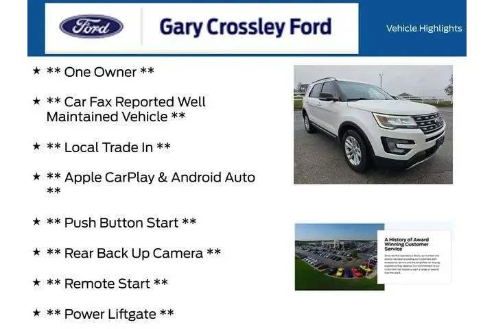 $10500 : Ford Explorer 2017 XLT 4dr S image 6