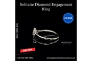 Buy Platinum Solitaire Ring UK en London