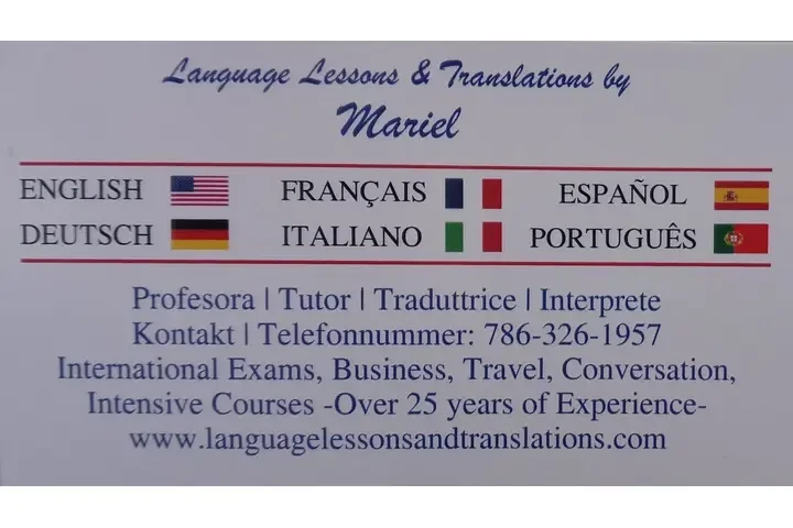 English/Spanish/Italian Tutor image 2