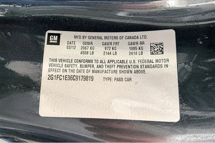 $12991 : Chevrolet Camaro 2012 LT 2dr image 4