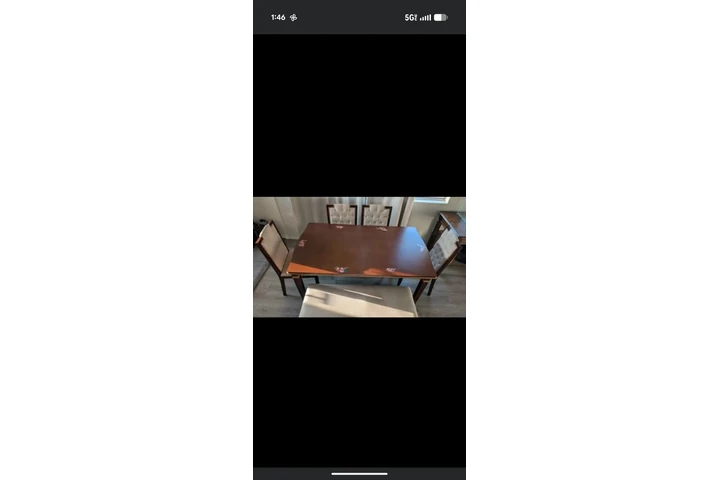 $500 : Wood dinner tablet for living image 3