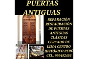 Puertas antiguas reparación en Lima
