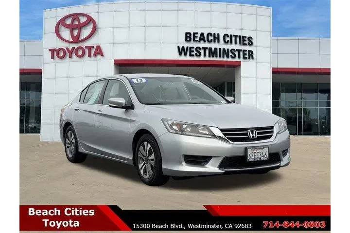 $12954 : Honda Accord 2013 LX 4dr Sed image 1