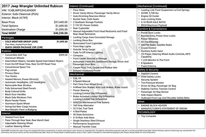 $24455 : Jeep Wrangler Unlimited 2017 image 9