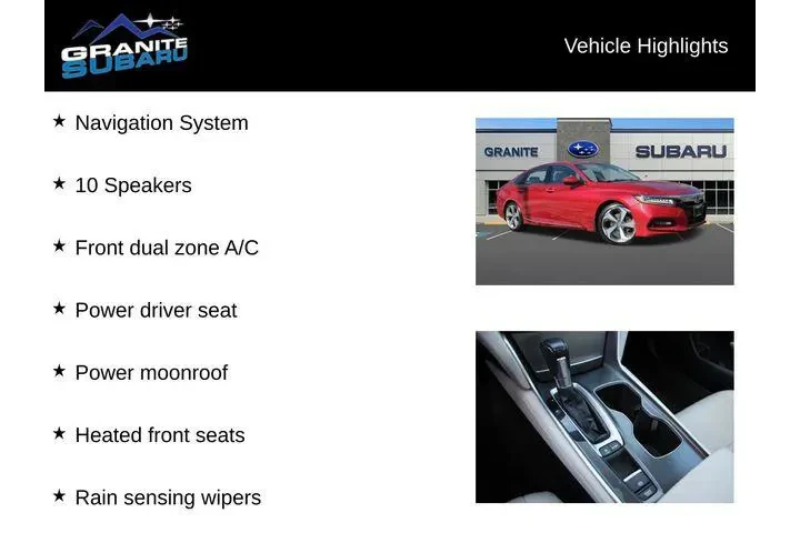 $17491 : Honda Accord 2018 Touring 4d image 2