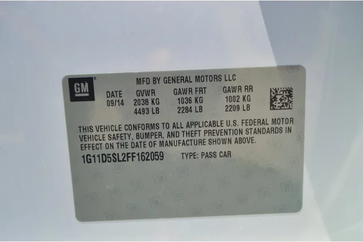 $9995 : 2015 Malibu 4dr Sdn LT w/2LT image 9