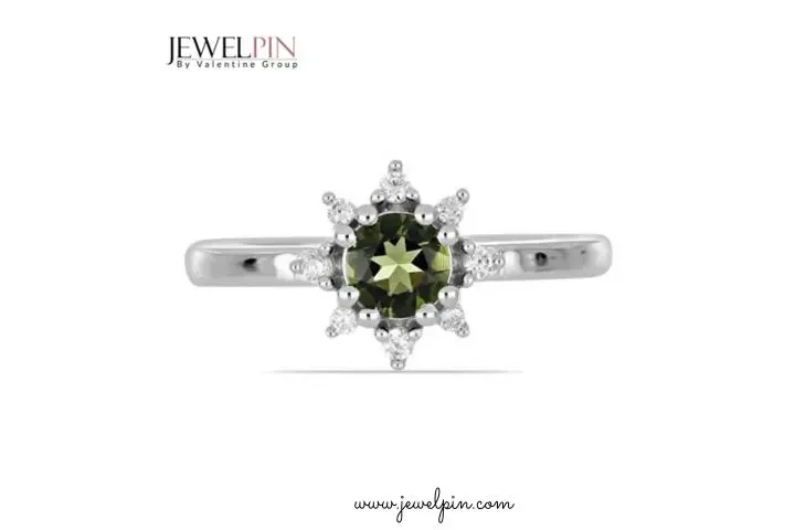 $1000 : Real Moldavite Gemstone Jewell image 1