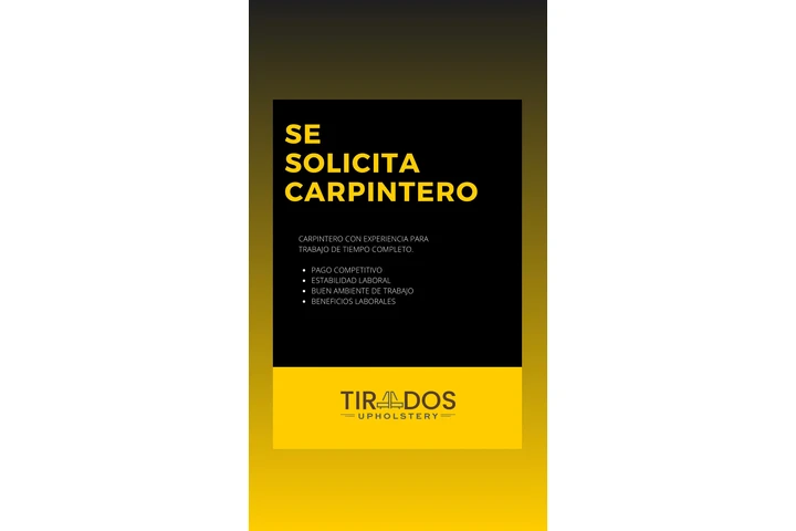 SE SOLICITA CARPINTEROS image 1