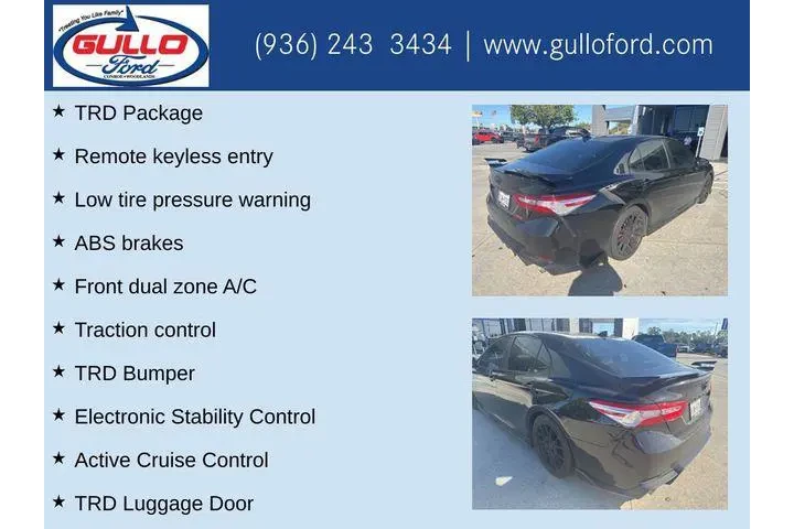 $24991 : Toyota Camry 2020 TRD 4dr Se image 6