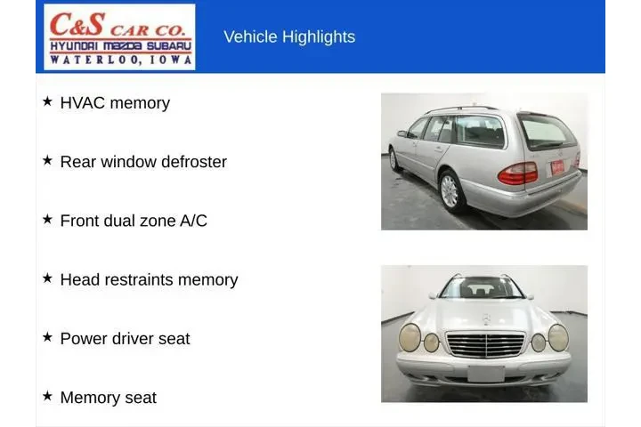 $4900 : Mercedes-Benz E-Class 2002 A image 6