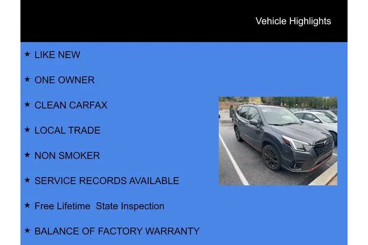 $27000 : Subaru Forester 2022 AWD Spo image 8