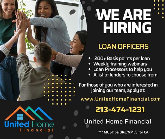 MORTGAGE LOAN OFFICERS WANTED image 1